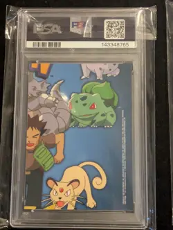 GRADED PSA 9 1999 Topps Pokemon James SER. 1 Character Cards #TV10 - Image 2