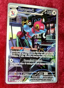 Porygon-Z 214/182 Paradox Rift Illustration Rare Scarlet & Violet Pokemon Card - Image 1