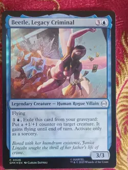 16 different common FOIL Marvel Spider-man Magic The Gathering MTG Cards see ad - Image 3