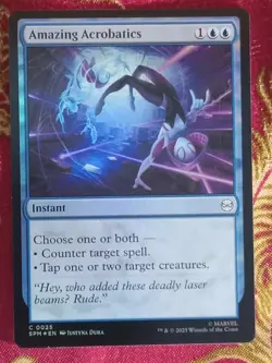 16 different common FOIL Marvel Spider-man Magic The Gathering MTG Cards see ad - Image 5