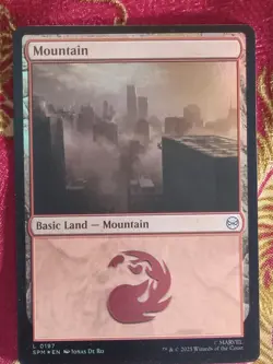 16 FOIL Land Cards Marvel Spider-man Magic The Gathering MTG Inc 6 Full Art mana - Image 1