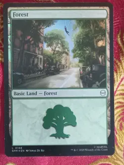 16 FOIL Land Cards Marvel Spider-man Magic The Gathering MTG Inc 6 Full Art mana - Image 2