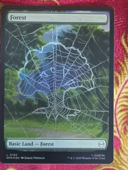 16 FOIL Land Cards Marvel Spider-man Magic The Gathering MTG Inc 6 Full Art mana - Image 4