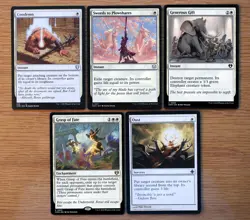 Set 10 Different White Target Removal Cards *NM* Magic MTG Swords to Plowshares - Image 2