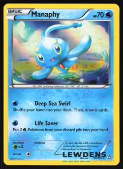 Manaphy - 56/160 - Holo Rare - Primal Clash - Pokemon Card - Image 1
