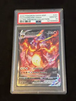 PSA 10 Charizard VMAX UPC Promo Alt Art - SWSH 261 Pokemon Graded Card - Image 1