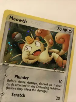 Meowth 013 Holo Rare Nintendo Black Star Promo Pokemon Card - Image 2