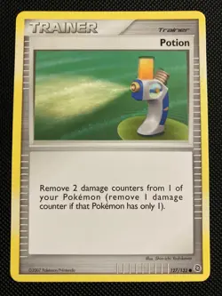 Pokemon TCG Potion 127/132 Secret Wonders Common Card 2007 (LP) - Image 1