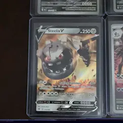 Pokemon TCG 5 Card Lot Steelix, Steelix V, Salazzle, Mightyena, Ninetales - Image 4