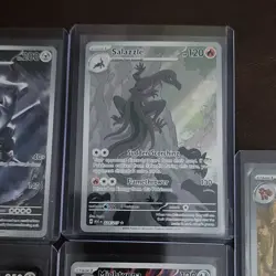 Pokemon TCG 5 Card Lot Steelix, Steelix V, Salazzle, Mightyena, Ninetales - Image 5