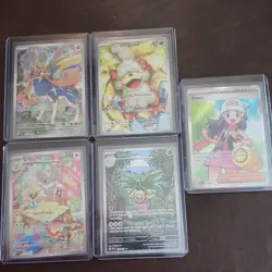 Pokemon TCG 5 Card Lot Zacian, Hisuian Growlithe, Dawn, Exeggutor, Cinccino - Image 1