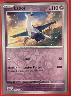 Latios 073/182 Pokemon Sv04: Paradox Rift Reverse Holo Card - Image 1