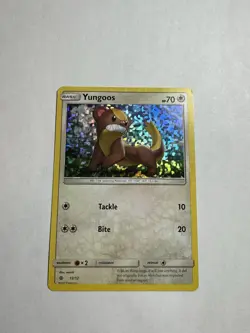 Yungoos 12/12 Pokemon Holo 2017 Mcdonalds Promo MP - Image 1