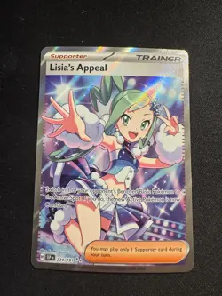 Pokemon TCG - Lisia's Appeal 234/191 Full Art Ultra Rare Surging Sparks NM - Image 1