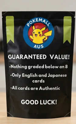 POKEMON MYSTERY BOX! 2 PSA/CGC GRADED CARDS, 5 BOOSTER PACKS, PLUS RARE SINGLES! - Image 2