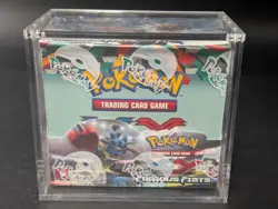 Pokemon XY Furious Fists Factory Sealed Booster Box w/ Acrylic Case - Image 1