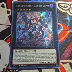 Yu-Gi-Oh! TCG Arc Rebellion Xyz Dragon Secret Rare Phantom Rage 1st Ed PHRA-EN0… - Image 1