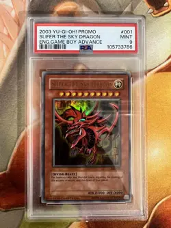 Slifer the Sky Dragon Ultra Rare GBI-001 PSA Graded 9 Yugioh TCG - Image 1