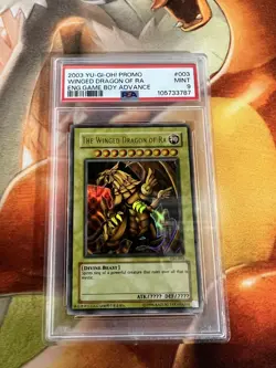 The Winged Dragon of Ra Ultra Rare GBI-003 PSA Graded 9 Yugioh TCG - Image 1