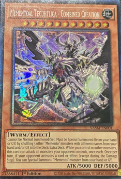 Yu-Gi-Oh Mementoal Tecuhtlica - Combined Creation VASM-EN001 Collector's Rare CR - Image 1