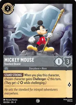Mickey Mouse Standard Bearer 185/204 Fabled Disney Lorcana - Image 1