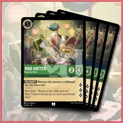Disney Lorcana TCG: MAD HATTER - GRACIOUS HOST x4 | Uncommon *IN STOCK* - Image 1