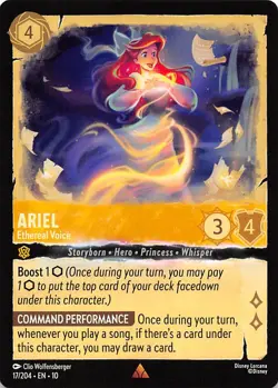 Ariel Ethereal Voice 17/204 Whispers in the Well Disney Lorcana - Image 1