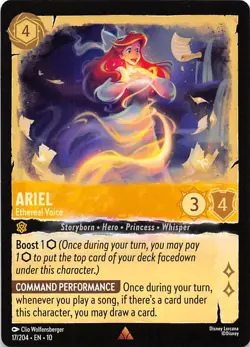 Ariel Ethereal Voice 17/204 Whispers in the Well Disney Lorcana - Image 1