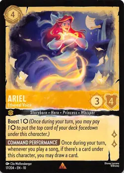 Ariel Ethereal Voice 17/204 Whispers in the Well Disney Lorcana - Image 1