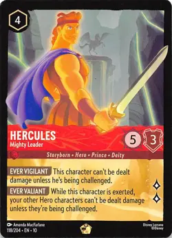 Hercules Mighty Leader 118/204 Whispers in the Well Disney Lorcana - Image 1
