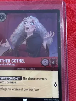 FOIL Disney Lorcana: Floodborn - Mother Gothel - Withered and Wicked - FOIL - Image 2