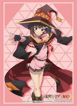 KonoSuba Megumin Vol.3866 anime card sleeves *NEW* 75ct - Image 1