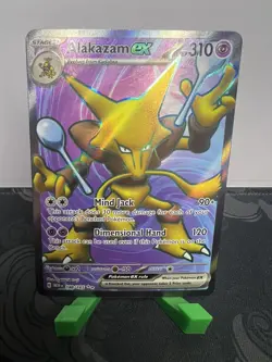 Alakazam EX Holo Rare Scarlet & Violet SV151 Pokemon TCG Card 188/165 - Image 1
