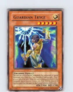 Yu-Gi-Oh TCG Guardian Tryce DCR-010 Unlimited Regular Rare Card LP-NM - Image 1