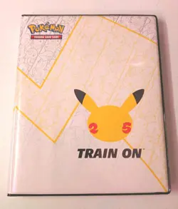 Pokemon 25th Anniversary Celebrations Jumbo Card Binder Chimchar Piplup Turtwig - Image 1