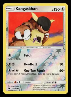 Kangaskhan 55/70 Reverse Holo Dragon Majesty Pokemon Card - Image 1