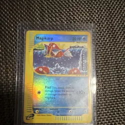 Pokemon Magikarp 118/165 Expedition Base Set Basic Common Reverse Holo 2002 Card - Image 1