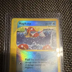 Pokemon Magikarp 118/165 Expedition Base Set Basic Common Reverse Holo 2002 Card - Image 3
