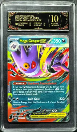 Pokemon Cards ENG.Mega Gengar EX 056/094 PCG 10 PRISTINE (SAME AS PSA 10) - Image 1