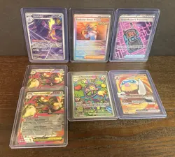 Pokemon TCG Holo EX Trainer Full Art Card Lot - Toxtricity, Sada, Lopunny, 7 - Image 1
