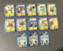 (10) Digimon Digi-Battle Taco Bell Promo Cards + (3) Tip Cards / Bandai 2000 - Image 1