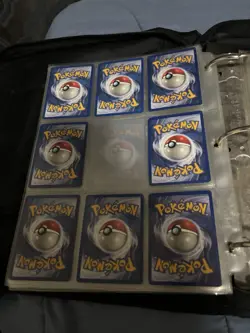 Pokemon TCG Vintage 1999 Card Lot Binder Aerodactyl Hitmonlee Pidgeot Ditto - Image 3