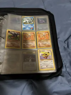 Pokemon TCG Vintage 1999 Card Lot Binder Aerodactyl Hitmonlee Pidgeot Ditto - Image 4