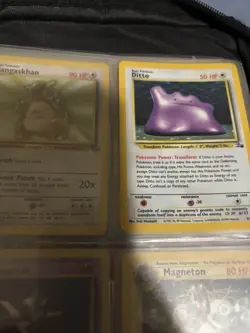 Pokemon TCG Vintage 1999 Card Lot Binder Aerodactyl Hitmonlee Pidgeot Ditto - Image 5