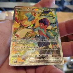 Pokemon Cards Hop's Zacian ex 186/159 Journey Together NM - Image 3