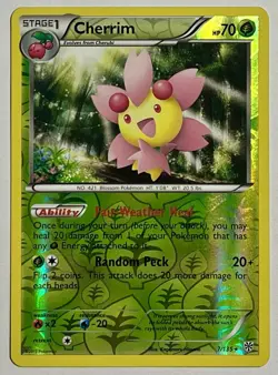 Cherrim 7/135 (LP) Reverse Holo Black & White: Plasma Storm 2012 Pokemon Card - Image 1
