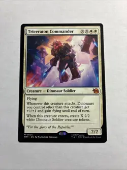 Triceraton Commander - Teenage Mutant Ninja Turtles MTG Plus Bonus Card!!! - Image 1