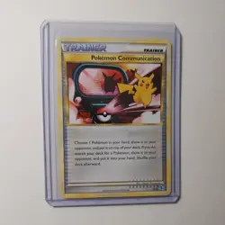 Pokemon Communication 27/30 2010 Trainer Kit Pokemon Trainer Card LP - NM - Image 1
