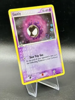 Gastly 63/112 Reverse Holo Pokemon EX FireRed & LeafGreen 2004 Vintage Swirl NM - Image 1