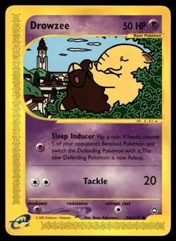 Drowzee (74a) #074a/147 Aquapolis Pokemon Near Mint or Better - Image 1